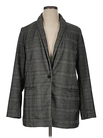 Pre-owned Apt. 9 Blazer Jacket In Gray