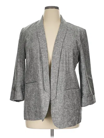 Pre-owned Apt. 9 Blazer Jacket In Gray