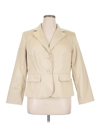 Pre-owned Apt. 9 Blazer Jacket In Ivory