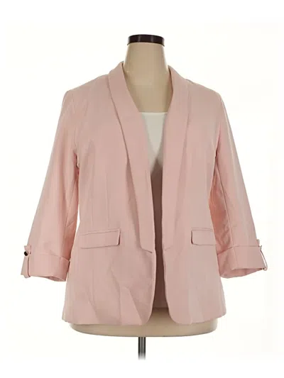 Pre-owned Apt. 9 Blazer Jacket In Pink