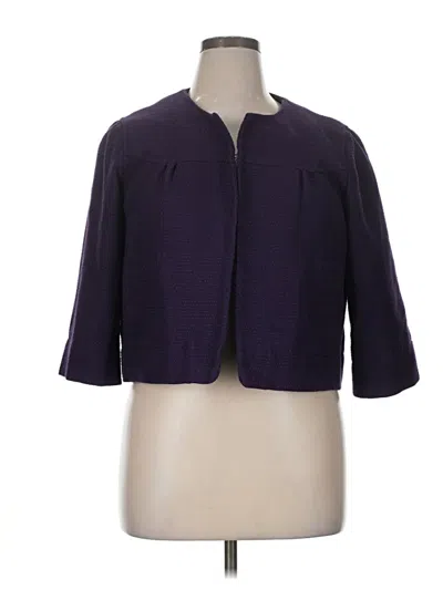 Pre-owned Apt. 9 Blazer Jacket In Purple