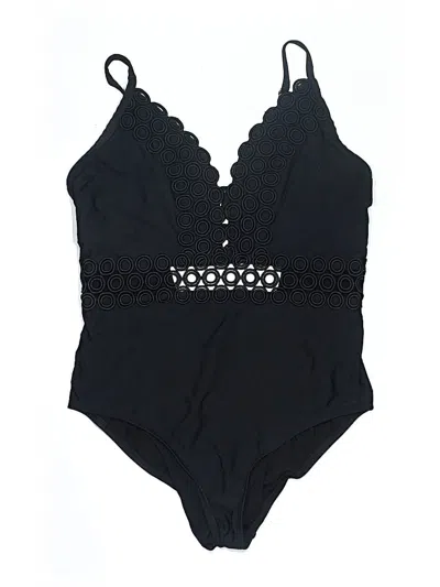 Pre-owned Apt. 9 Bodysuit In Black
