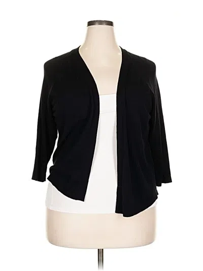 Pre-owned Apt. 9 Cardigan Sweater In Black