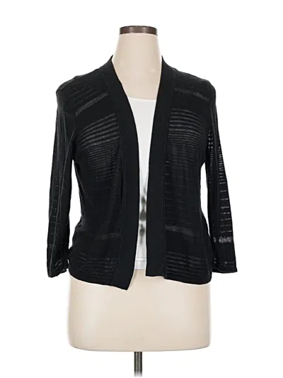 Pre-owned Apt. 9 Cardigan Sweater In Black