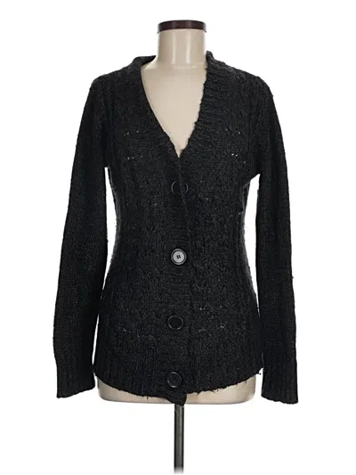 Pre-owned Apt. 9 Cardigan Sweater In Black