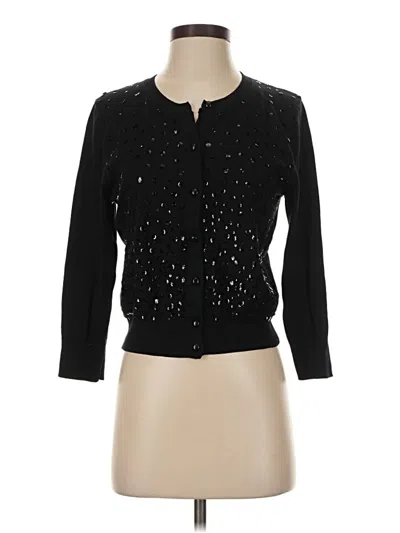 Pre-owned Apt. 9 Cardigan Sweater In Black