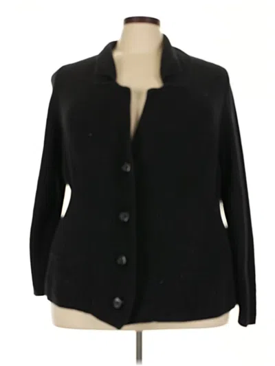 Pre-owned Apt. 9 Cardigan Sweater In Black