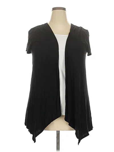 Pre-owned Apt. 9 Cardigan Sweater In Black