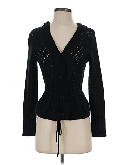 Pre-owned Apt. 9 Cardigan Sweater In Black