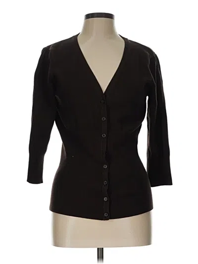 Pre-owned Apt. 9 Cardigan Sweater In Black