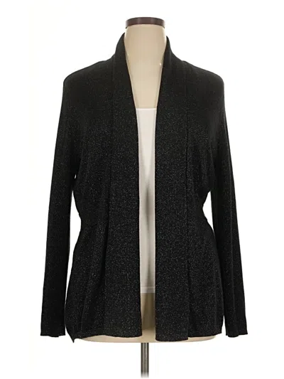 Pre-owned Apt. 9 Cardigan Sweater In Black