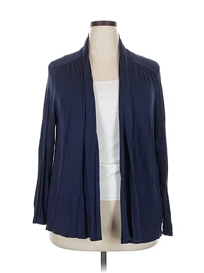 Pre-owned Apt. 9 Cardigan Sweater In Blue