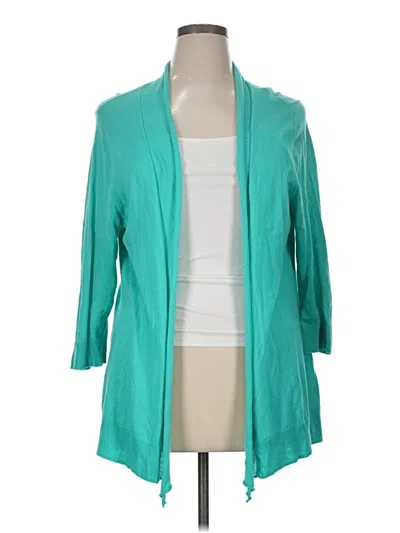 Pre-owned Apt. 9 Cardigan Sweater In Blue