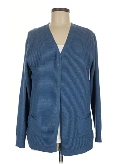 Pre-owned Apt. 9 Cardigan Sweater In Blue