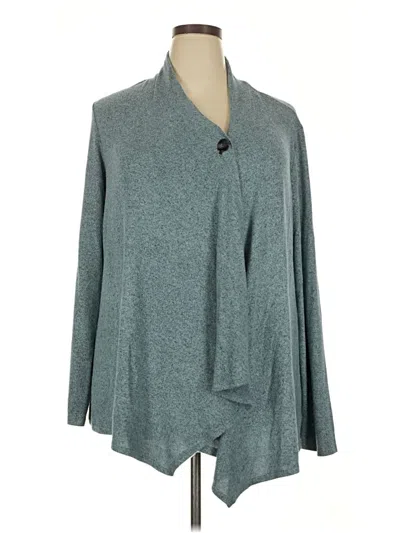 Pre-owned Apt. 9 Cardigan Sweater In Blue
