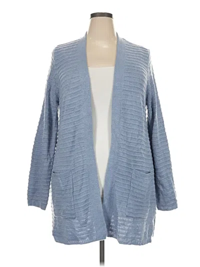 Pre-owned Apt. 9 Cardigan Sweater In Blue
