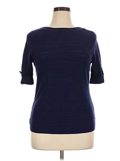 Pre-owned Apt. 9 Cardigan Sweater In Blue
