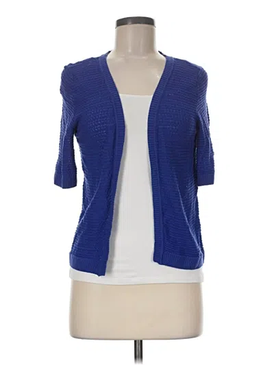 Pre-owned Apt. 9 Cardigan Sweater In Blue