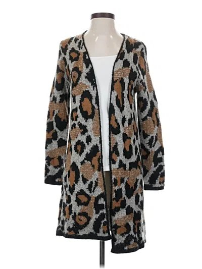 Pre-owned Apt. 9 Cardigan Sweater In Brown