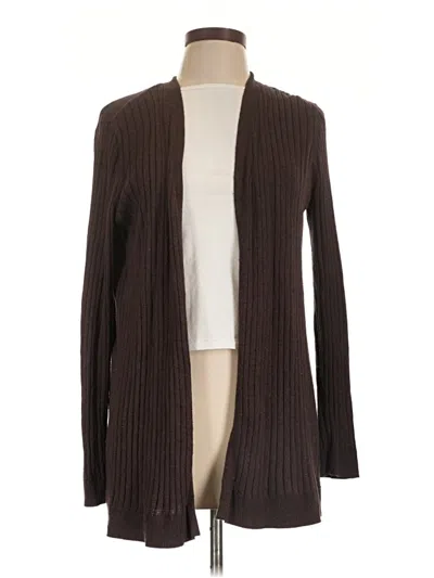 Pre-owned Apt. 9 Cardigan Sweater In Brown