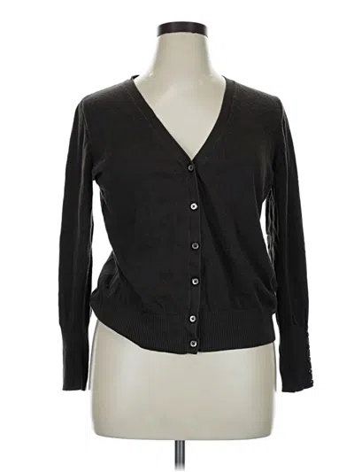 Pre-owned Apt. 9 Cardigan Sweater In Brown