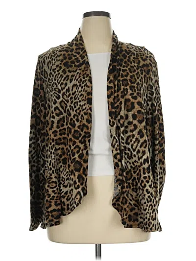 Pre-owned Apt. 9 Cardigan Sweater In Brown