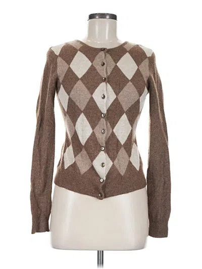 Pre-owned Apt. 9 Cardigan Sweater In Brown