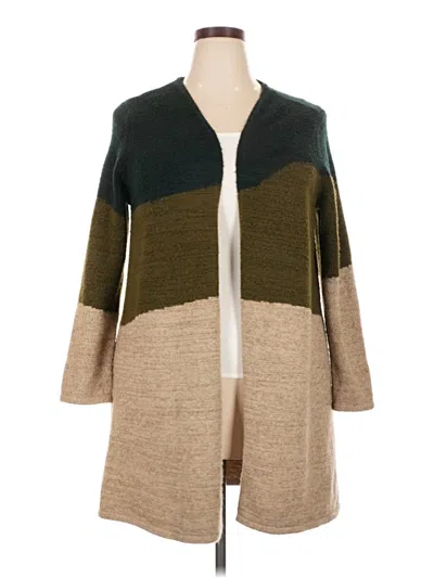 Pre-owned Apt. 9 Cardigan Sweater In Brown