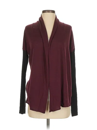 Pre-owned Apt. 9 Cardigan Sweater In Burgundy