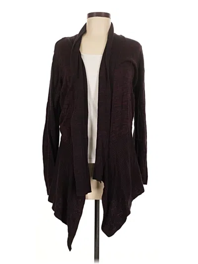 Pre-owned Apt. 9 Cardigan Sweater In Burgundy