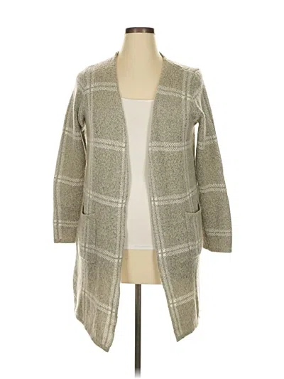 Pre-owned Apt. 9 Cardigan Sweater In Gray