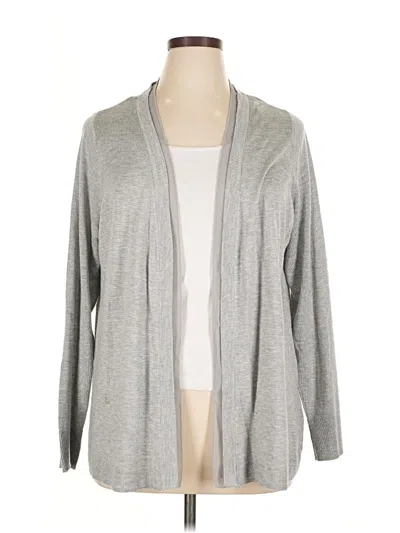 Pre-owned Apt. 9 Cardigan Sweater In Gray