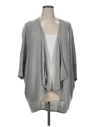 Pre-owned Apt. 9 Cardigan Sweater In Gray