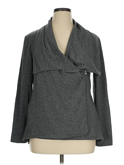 Pre-owned Apt. 9 Cardigan Sweater In Gray
