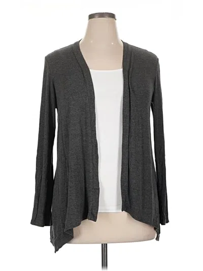 Pre-owned Apt. 9 Cardigan Sweater In Gray