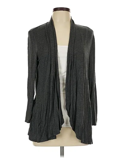 Pre-owned Apt. 9 Cardigan Sweater In Gray