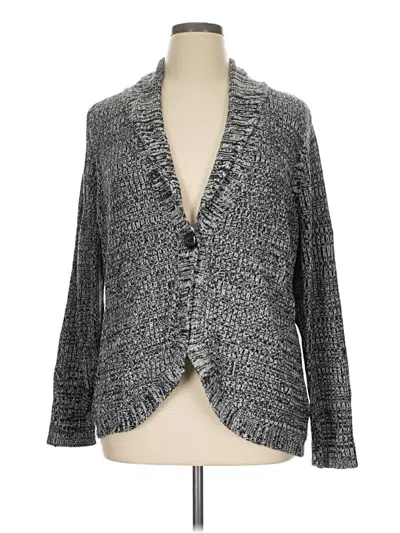 Pre-owned Apt. 9 Cardigan Sweater In Gray