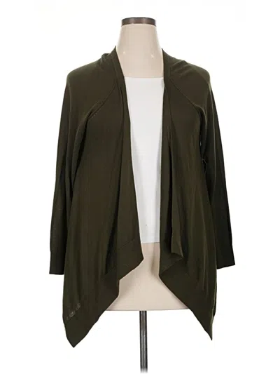 Pre-owned Apt. 9 Cardigan Sweater In Green