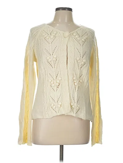 Pre-owned Apt. 9 Cardigan Sweater In Ivory