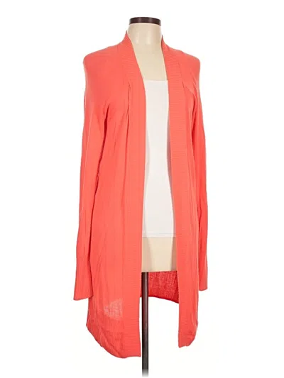 Pre-owned Apt. 9 Cardigan Sweater In Orange