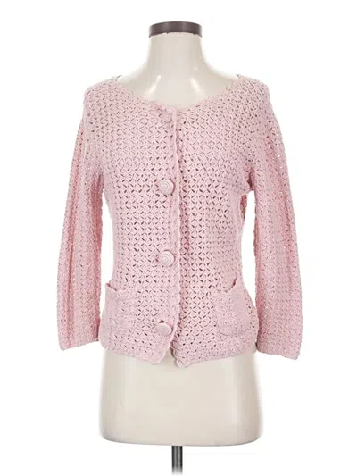 Pre-owned Apt. 9 Cardigan Sweater In Pink
