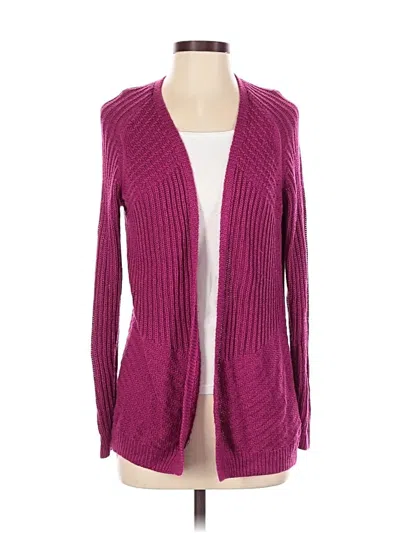 Pre-owned Apt. 9 Cardigan Sweater In Purple