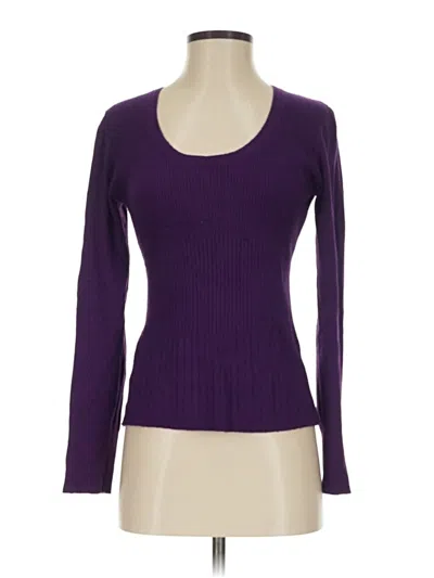 Pre-owned Apt. 9 Cardigan Sweater In Purple