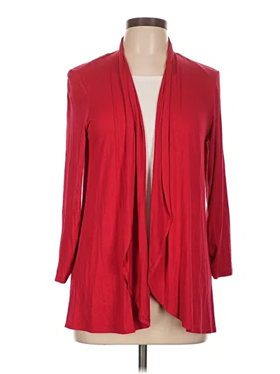 Pre-owned Apt. 9 Cardigan Sweater In Red