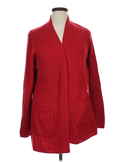 Pre-owned Apt. 9 Cardigan Sweater In Red