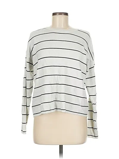Pre-owned Apt. 9 Cardigan Sweater In Silver
