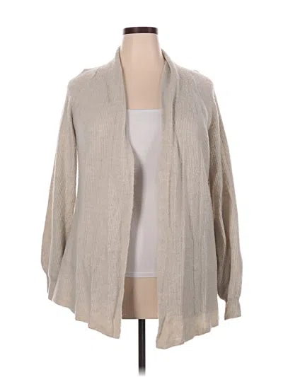 Pre-owned Apt. 9 Cardigan Sweater In Tan