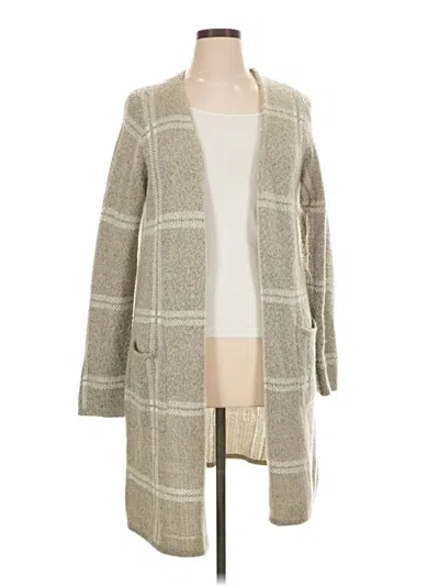 Pre-owned Apt. 9 Cardigan Sweater In Tan