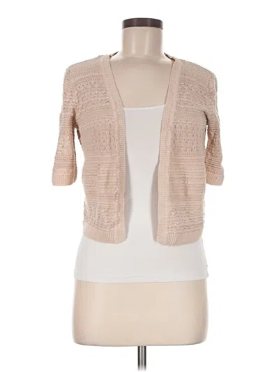 Pre-owned Apt. 9 Cardigan Sweater In Tan