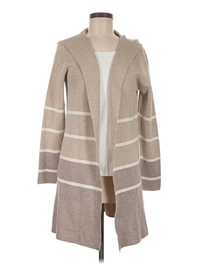 Pre-owned Apt. 9 Cardigan Sweater In Tan